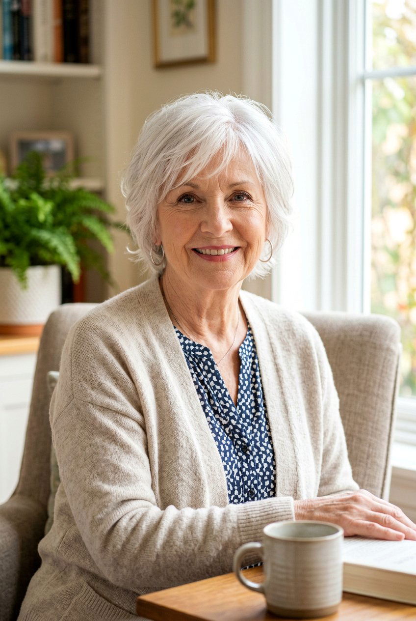 Feathered Short Haircut - 20 wash and wear short hairstyles for older women - 20 wash and wear short hairstyles for older women