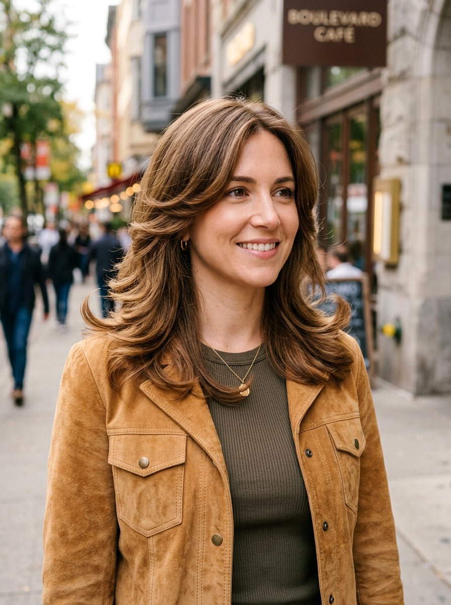 Feathered Shoulder Length Haircut - 20 classy shoulder length haircut ideas - 20 classy shoulder length haircut ideas