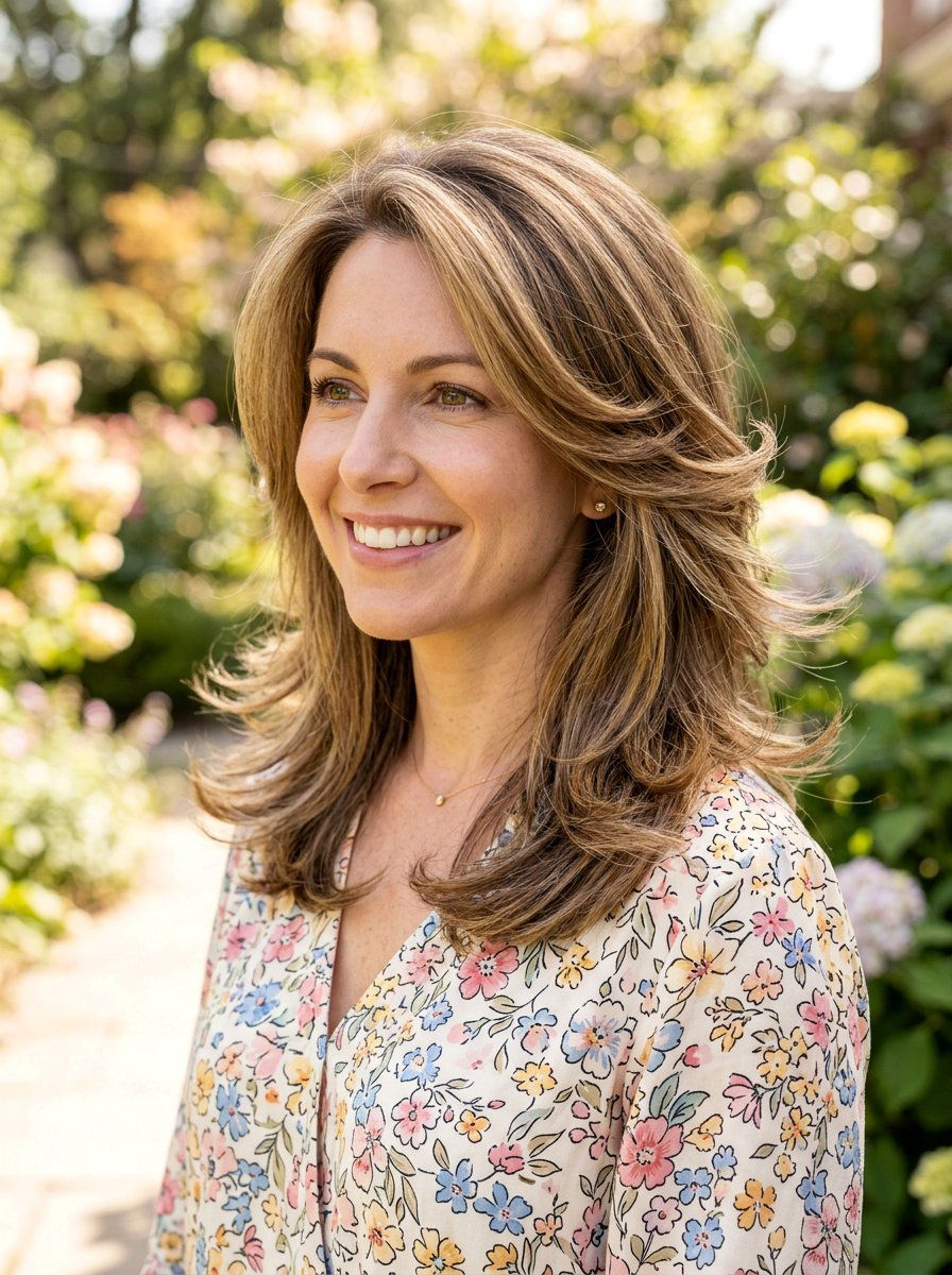 Feathered Straight Haircut - 20 straight haircut ideas for women - 20 straight haircut ideas for women