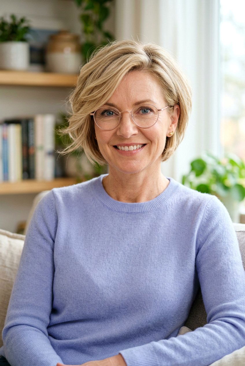 Feathered Wedge For Glasses - 20 modern wedge for women with glasses - 20 modern wedge for women with glasses