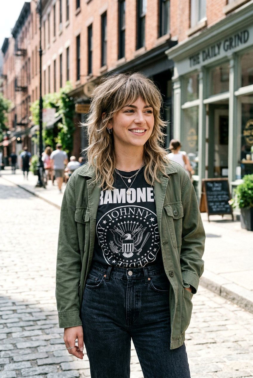 Feathered Wolf Cut - 20 70s feathered layers haircut - 20 70s feathered layers haircut