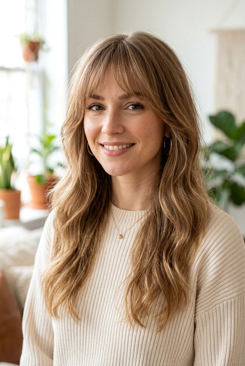 Feathered bangs - 20 feathered hairstyles - 20 feathered hairstyles