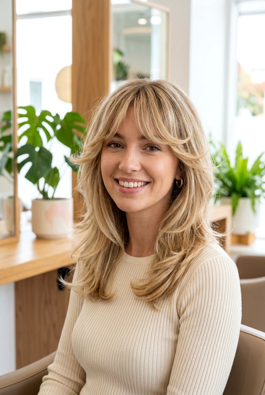 Feathered bangs for long face - 20 bangs for long face - 20 bangs for long face