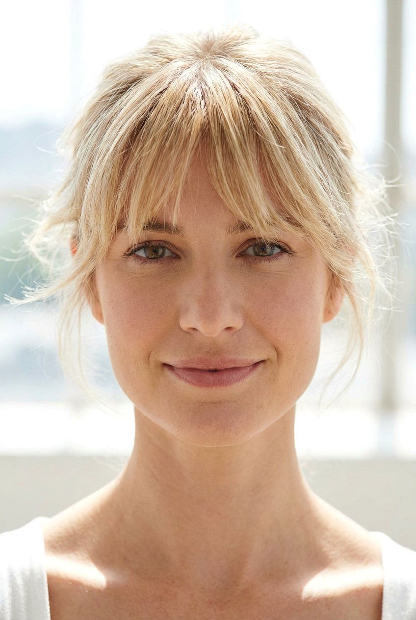 Feathered bangs square face - 20 bangs for square face - 20 bangs for square face