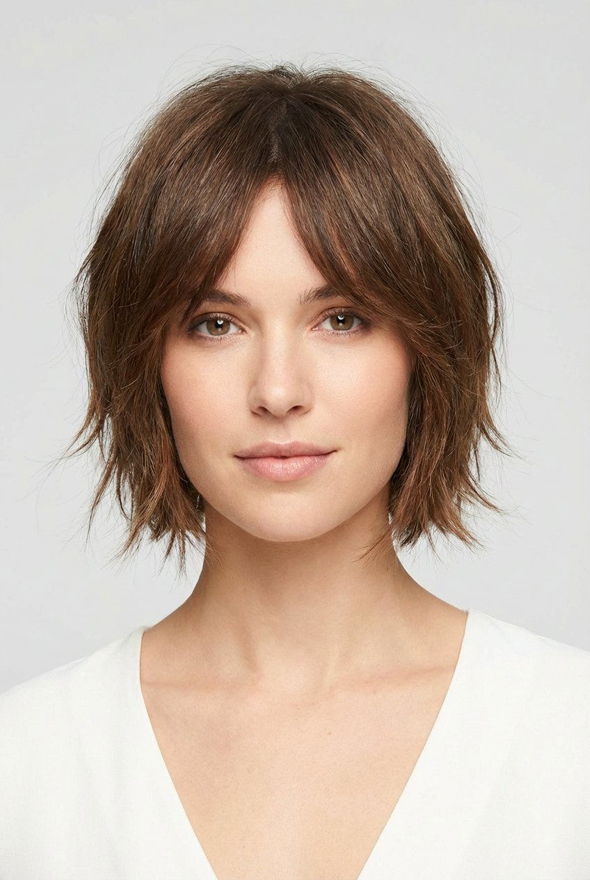 Feathered bob haircut - 20 feathered hairstyles - 20 feathered hairstyles