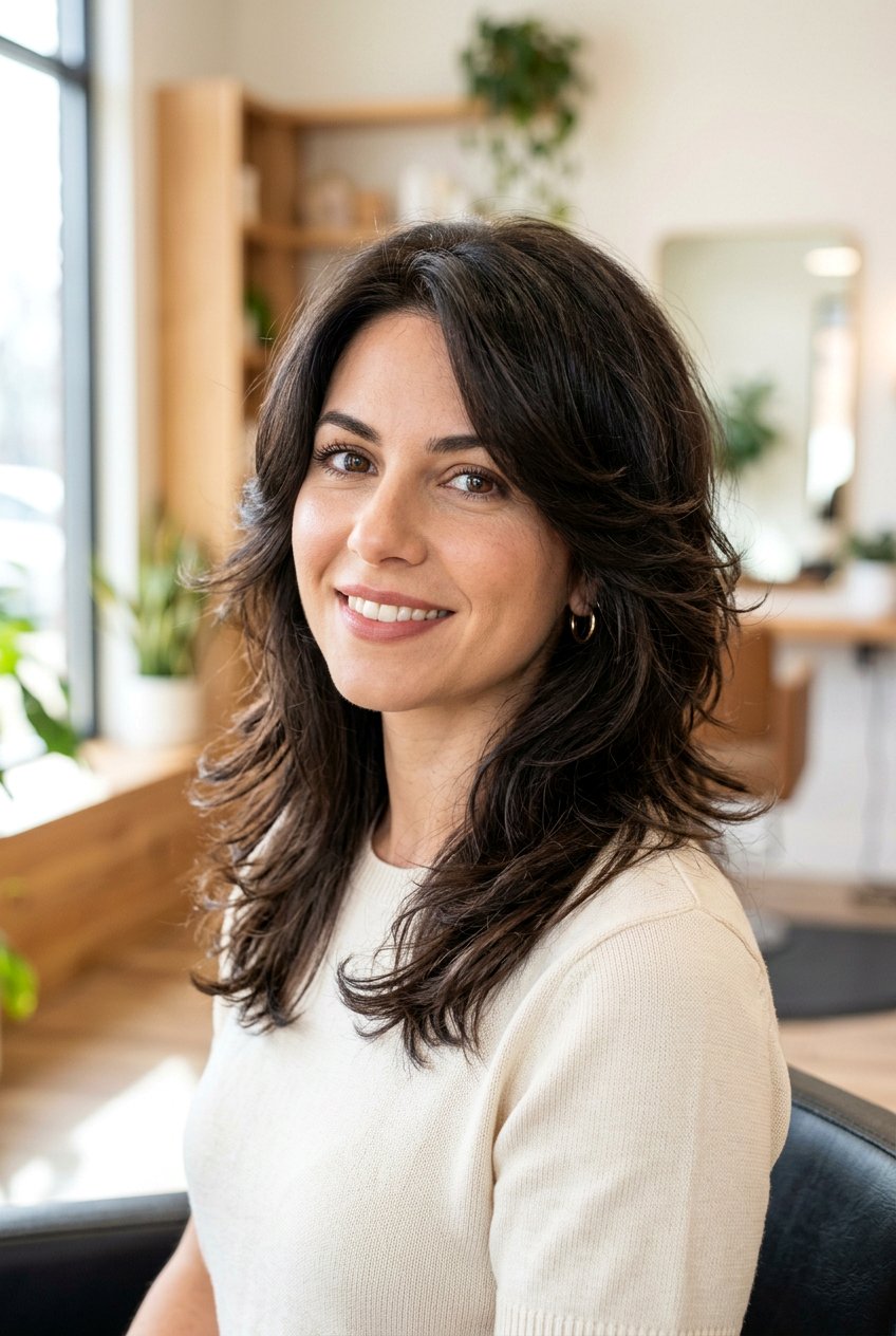 Feathered hair for thick hair - 20 feathered hairstyles - 20 feathered hairstyles