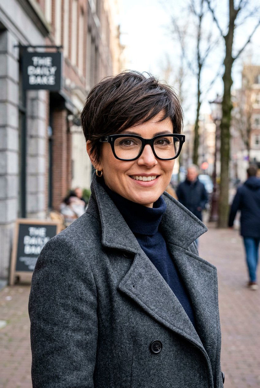 Feathered pixie for thick hair and glasses - 20 feathered pixie for women with glasses - 20 feathered pixie for women with glasses