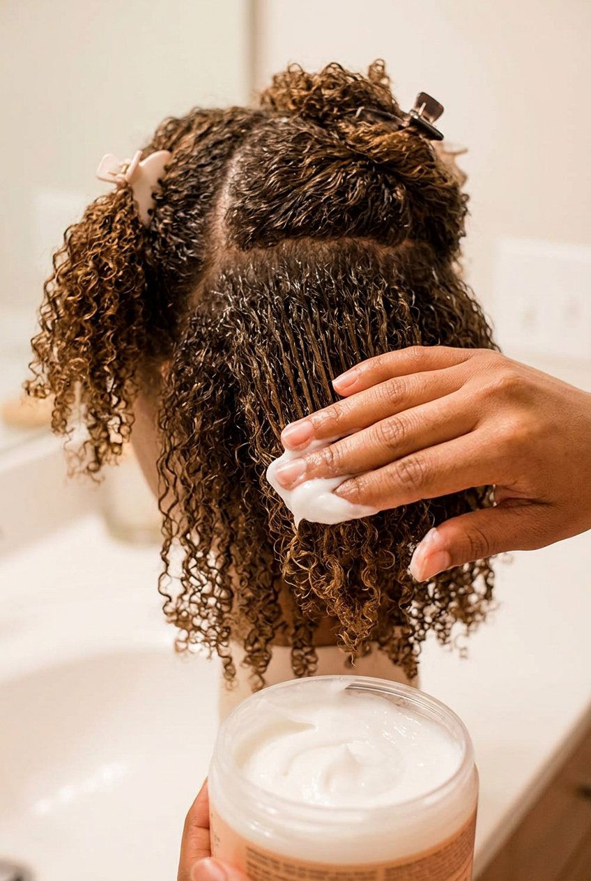 Feed In Braid Out for Stretched Voluminous Look on Medium Hair - 20 braid out on medium natural hair - 20 braid out on medium natural hair