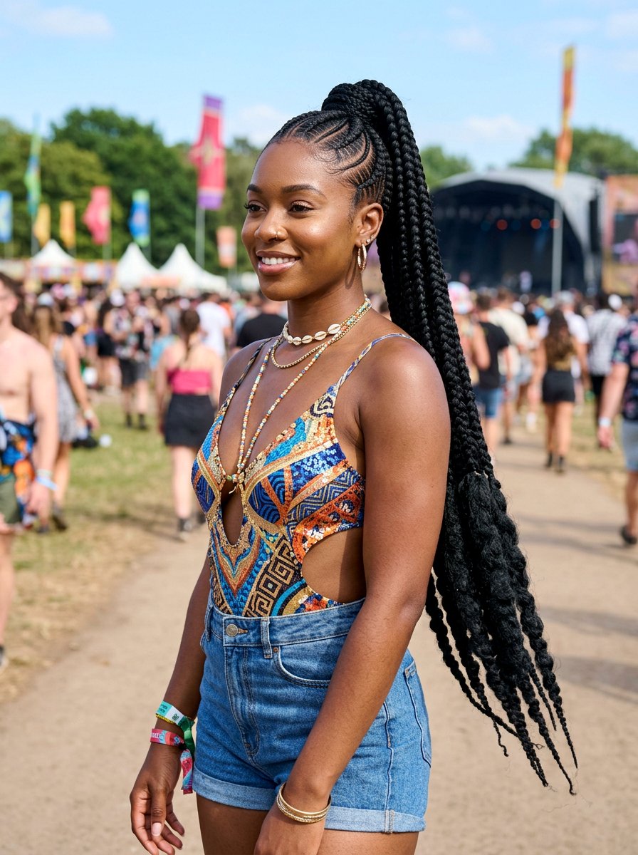 Feed In Braid Ponytail - 20 rave braid ponytail hairstyle - 20 rave braid ponytail hairstyle