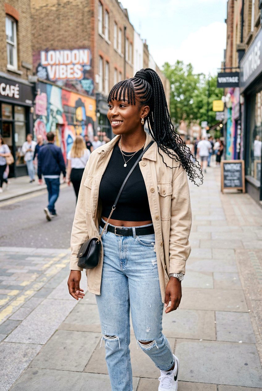 Feed In Braids Ponytail With Bangs - 20 feed in braids ponytail - 20 feed in braids ponytail