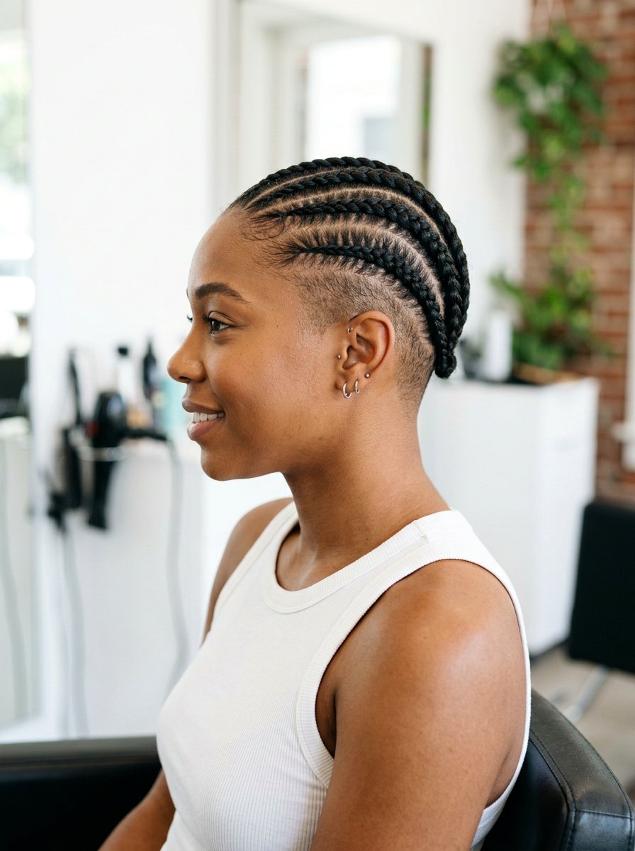 Feed In Cornrow Undercut Braid For Women - 20 undercut braid hairstyle women - 20 undercut braid hairstyle women