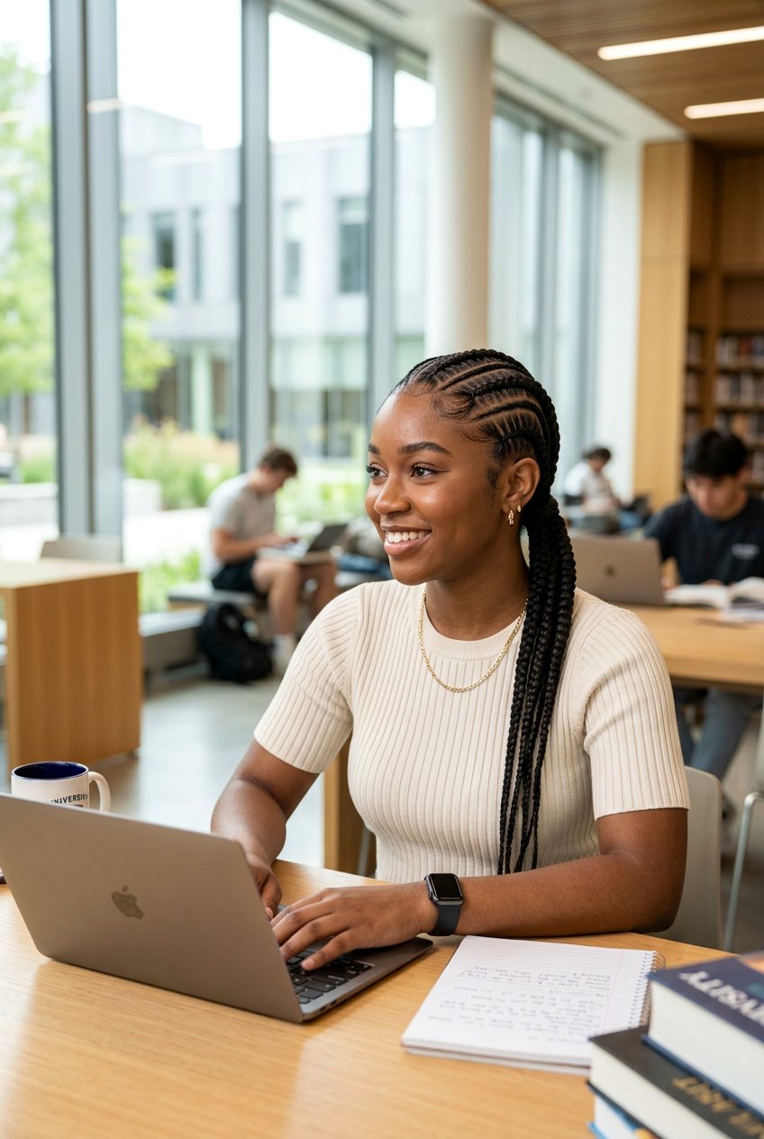 Feed In Cornrows - 20 braid hairstyle for college girls - 20 braid hairstyle for college girls