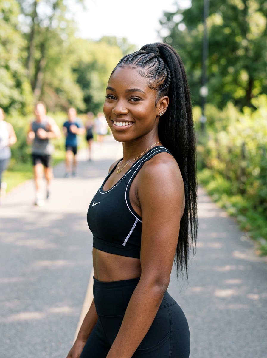 Feed In Sleek Ponytail For Black Women - 20 sleek hairstyle for black women ponytail - 20 sleek hairstyle for black women ponytail