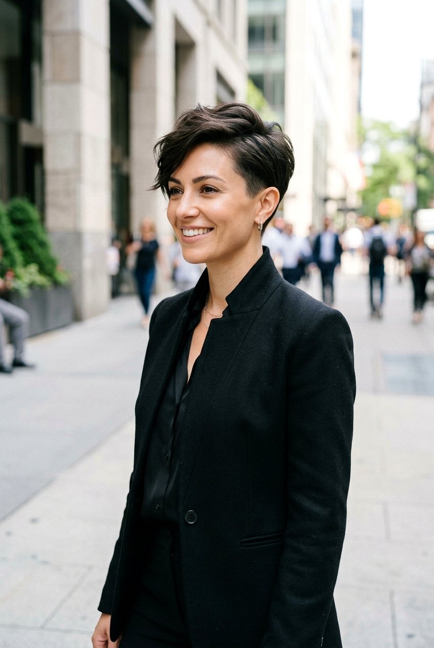 Feminine Tapered Pixie Haircut - 20 feminine short hairstyles - 20 feminine short hairstyles