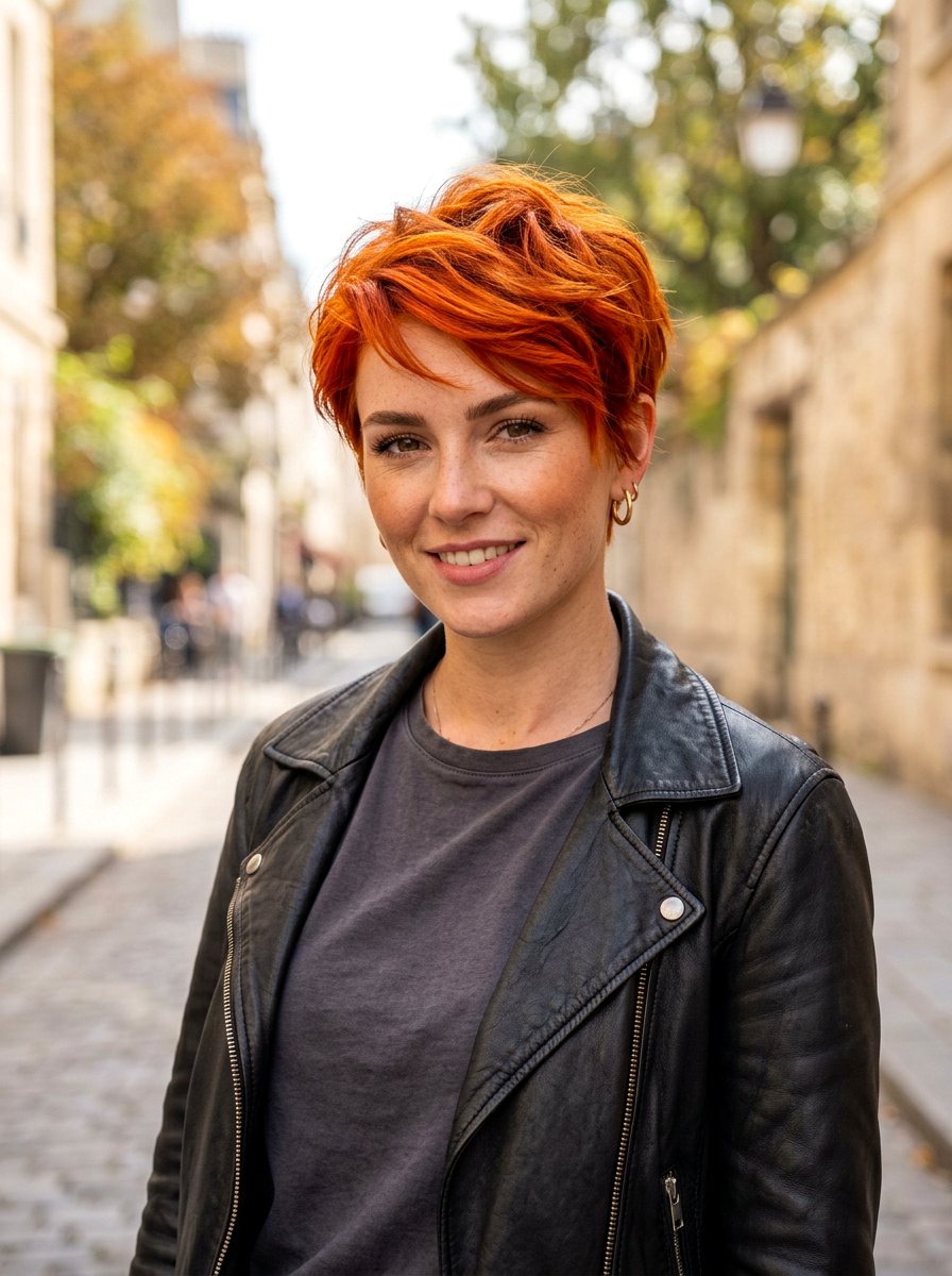 Fiery Orange Red Hair Color - 20 trendy red hair color 2026 - 20 trendy red hair color 2026