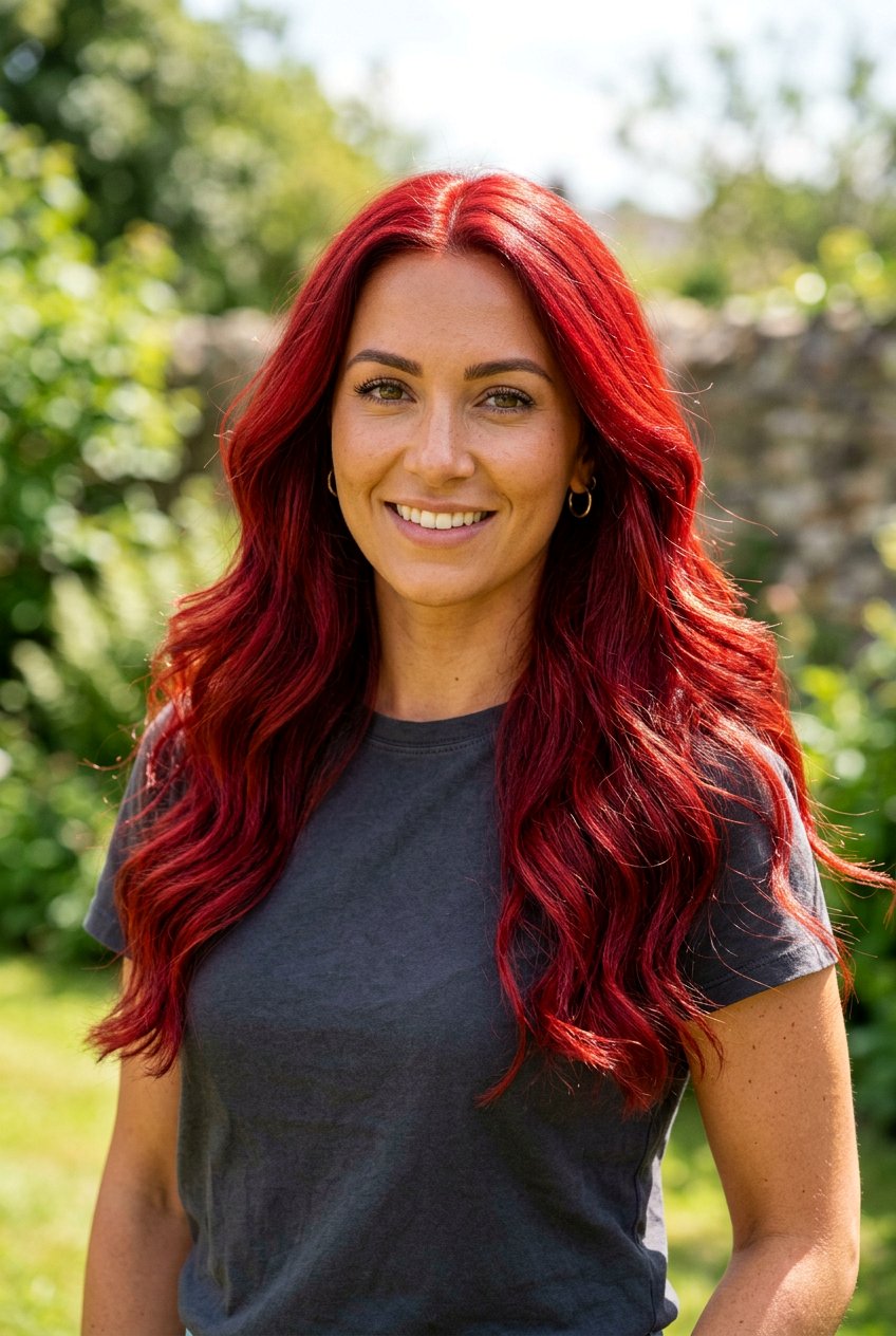 Fiery Red Hair Color - 20 hair color ideas for tan skin - 20 hair color ideas for tan skin