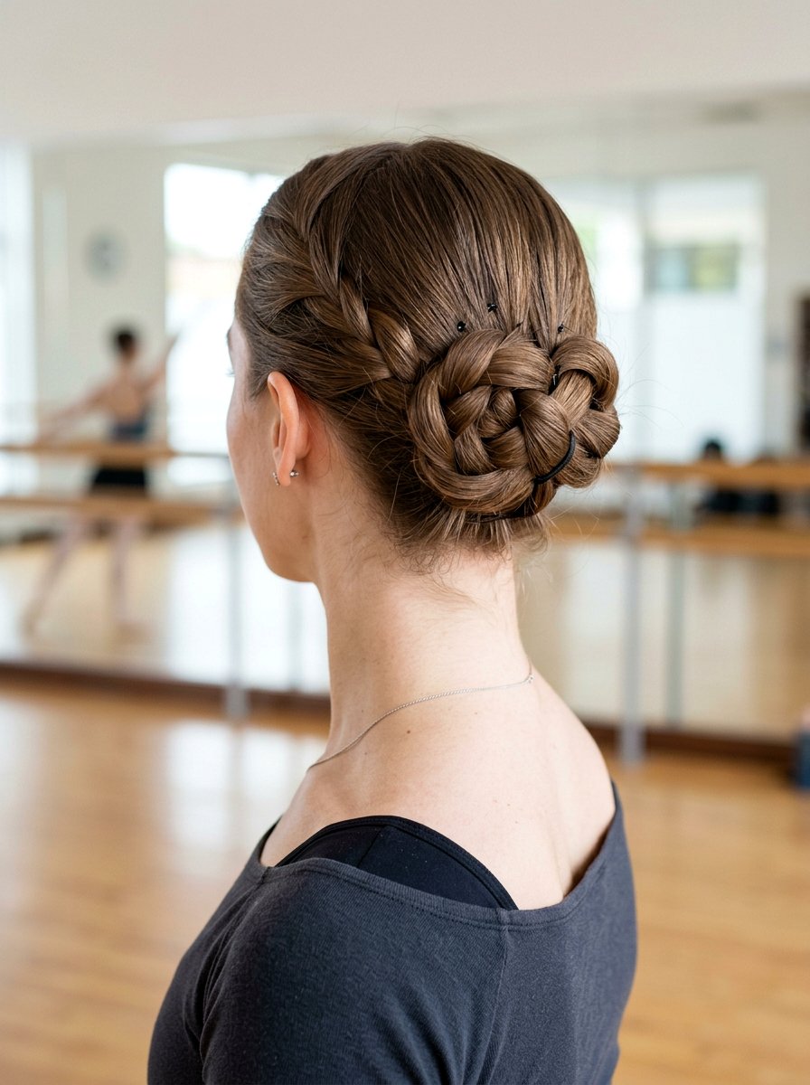 Figure Eight Bun - 20 dance practice bun hairstyle - 20 dance practice bun hairstyle