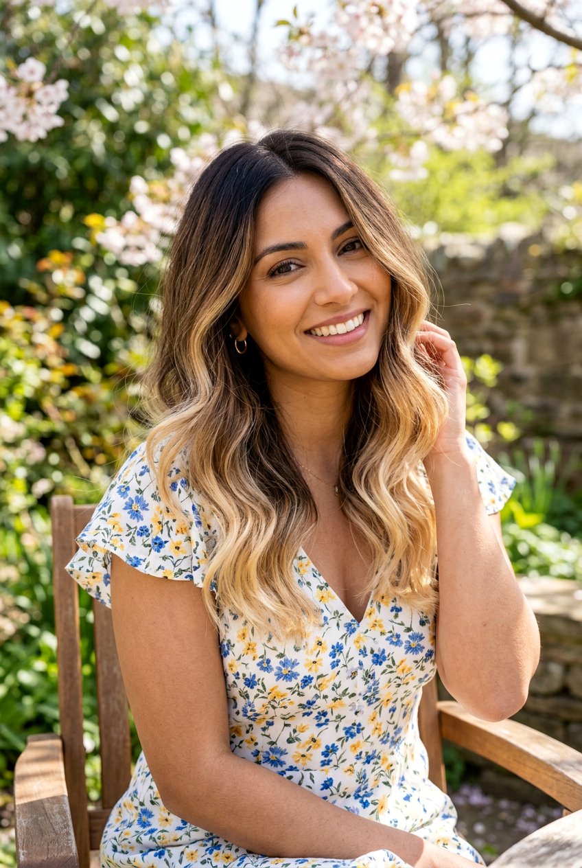 Fine Hair Brunette Balayage Root Melt - 20 brunette balayage with root melt - 20 brunette balayage with root melt