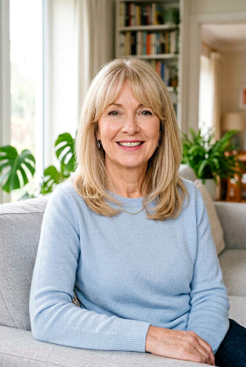 Fine Hair Curtain Bangs - 20 curtain bangs for women over 50 - 20 curtain bangs for women over 50