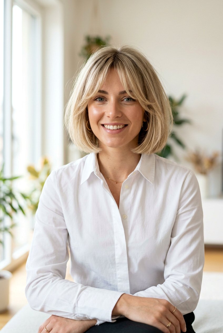 20 Gorgeous Italian Bob With Curtain Bangs Ideas to Try