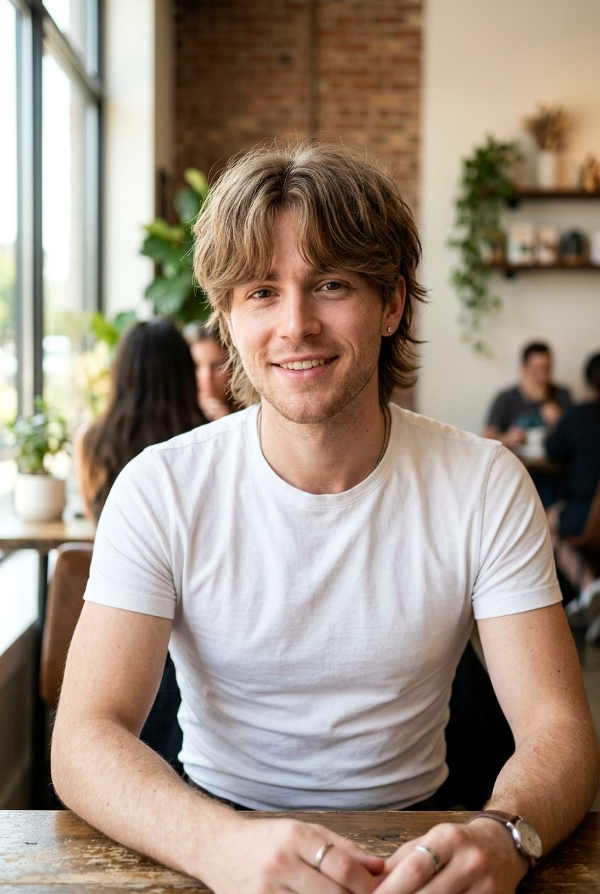 Fine Hair Men Wolf Cut With Curtain Fringe - 20 men wolf cut with curtain fringe - 20 men wolf cut with curtain fringe