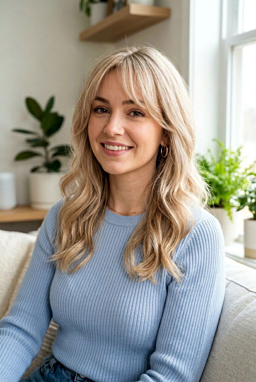 Fine Hair Side Bangs - 20 side bangs for older women - 20 side bangs for older women