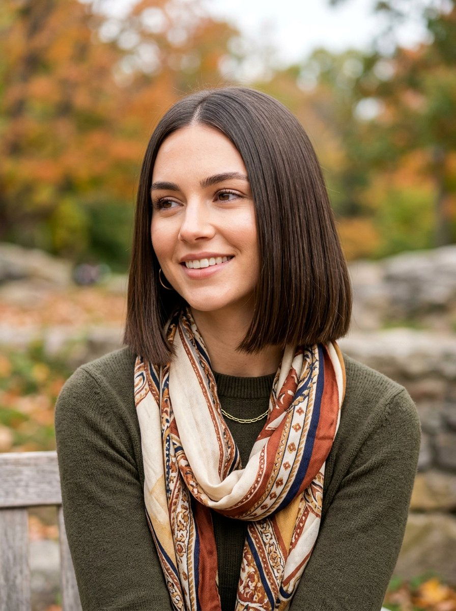 Fine Hair Sleek Bob - 20 glossy sleek bob with shine - 20 glossy sleek bob with shine