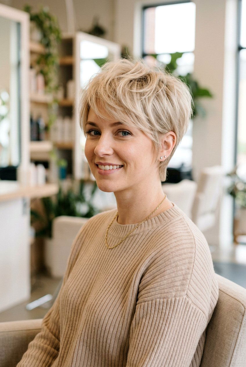 Fine Hair Soft Pixie - 20 soft pixie haircut - 20 soft pixie haircut