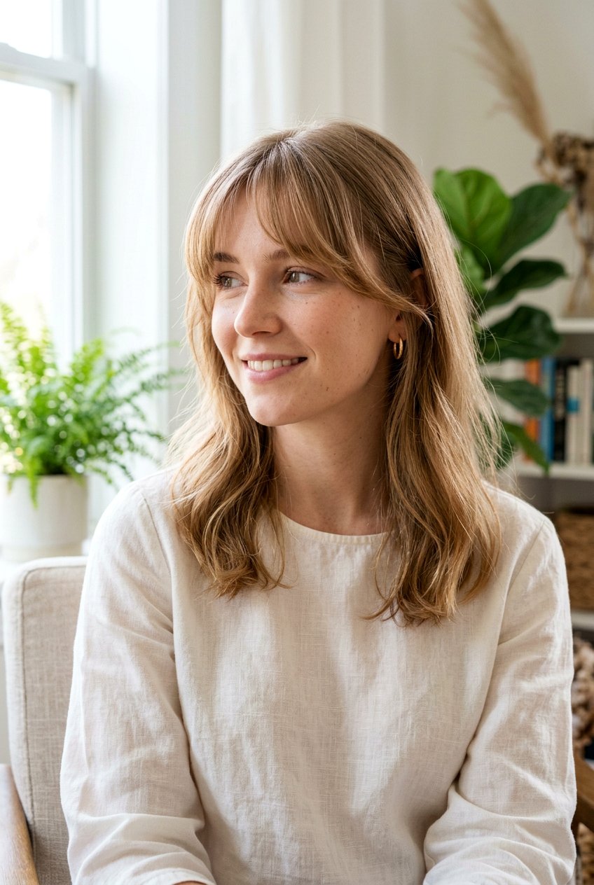 Fine Hair With 70s Curtain Bangs - 20 70s curtain bangs hairstyle - 20 70s curtain bangs hairstyle