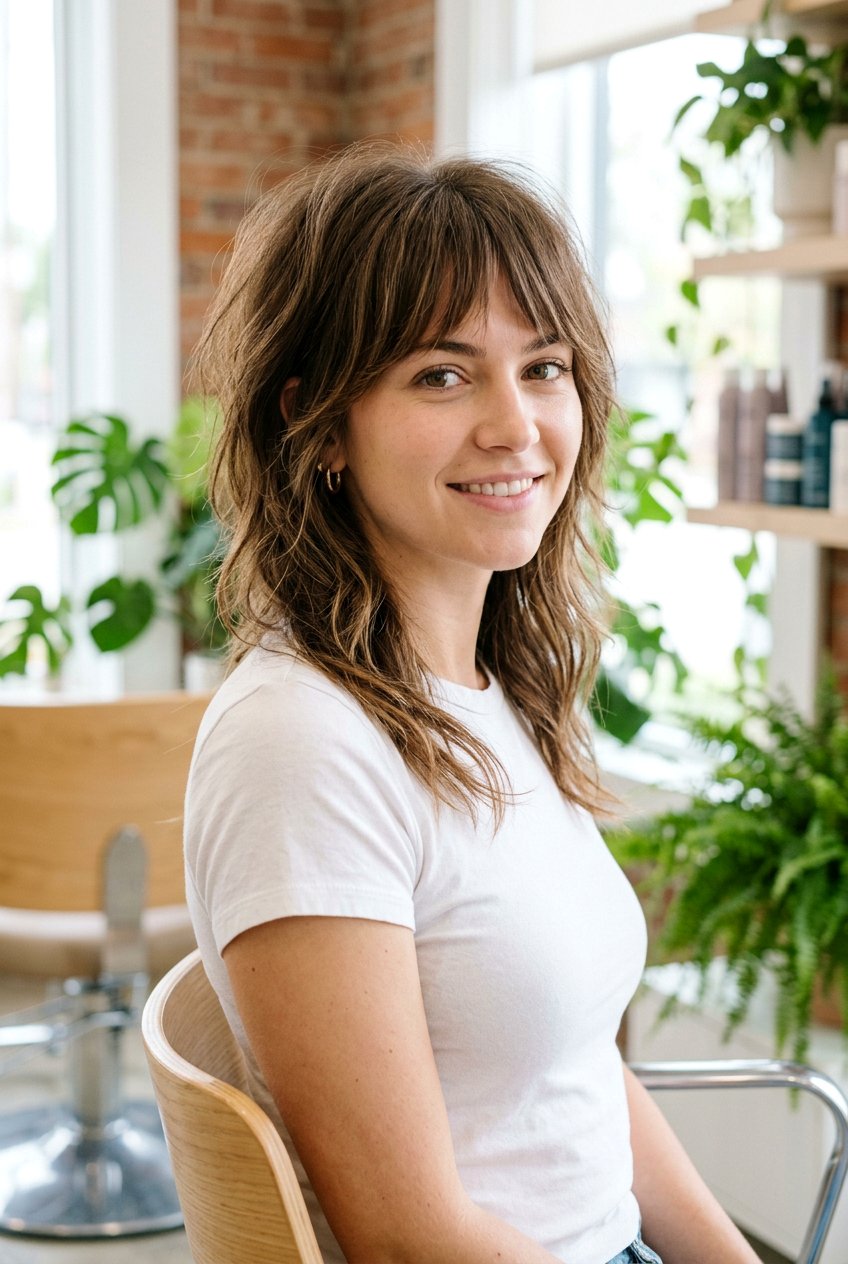 Fine Hair Wolf Cut With Wispy Bangs - 20 wolf cut with wispy bangs - 20 wolf cut with wispy bangs