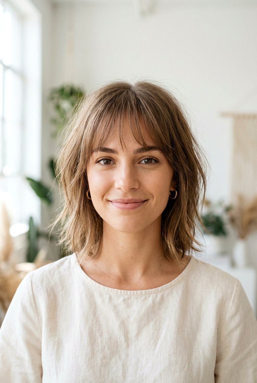 Fine hair with wispy bangs - 20 wispy bangs haircut - 20 wispy bangs haircut