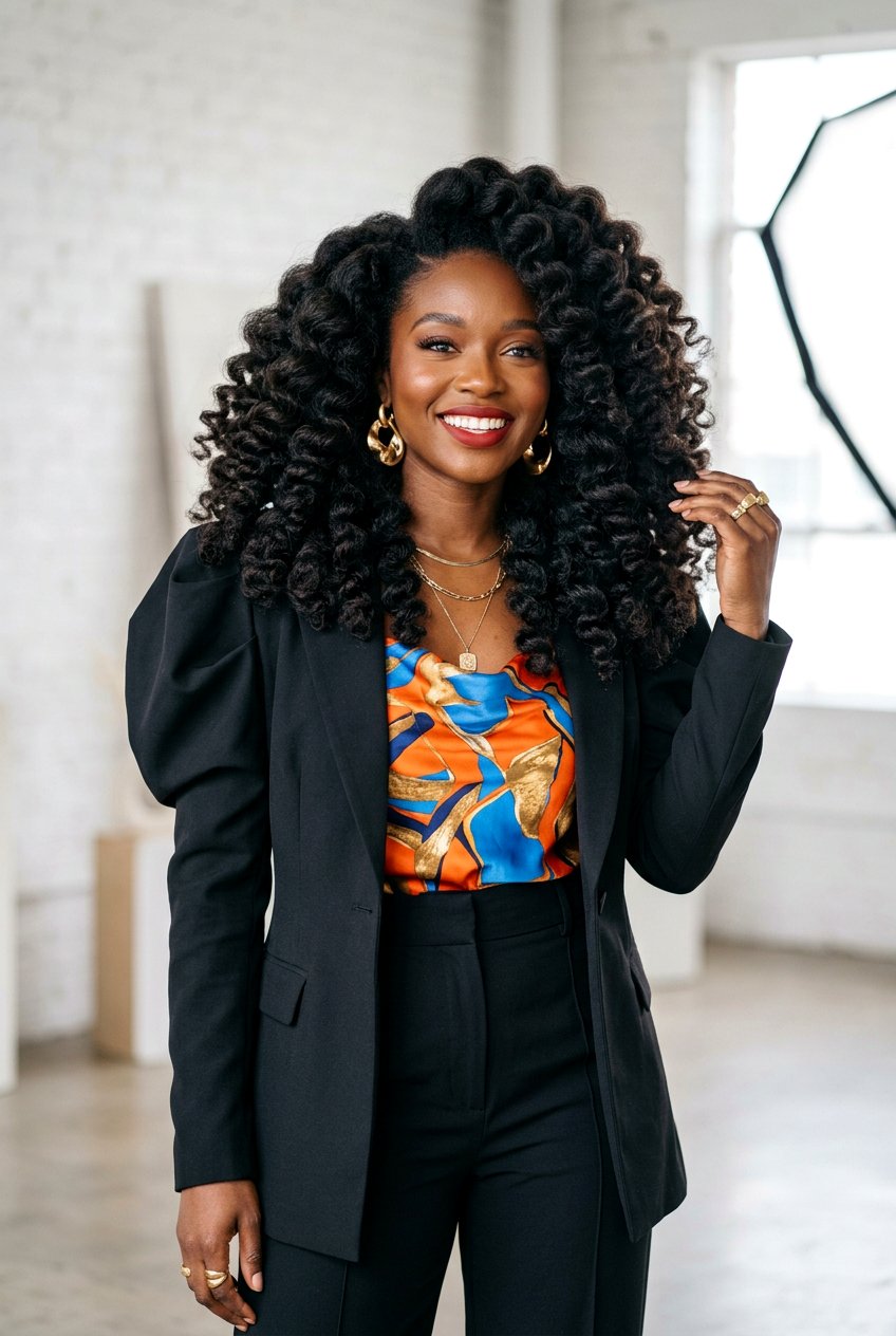 Finger Coil Blowout - 20 no heat blowout curls hairstyle - 20 no heat blowout curls hairstyle