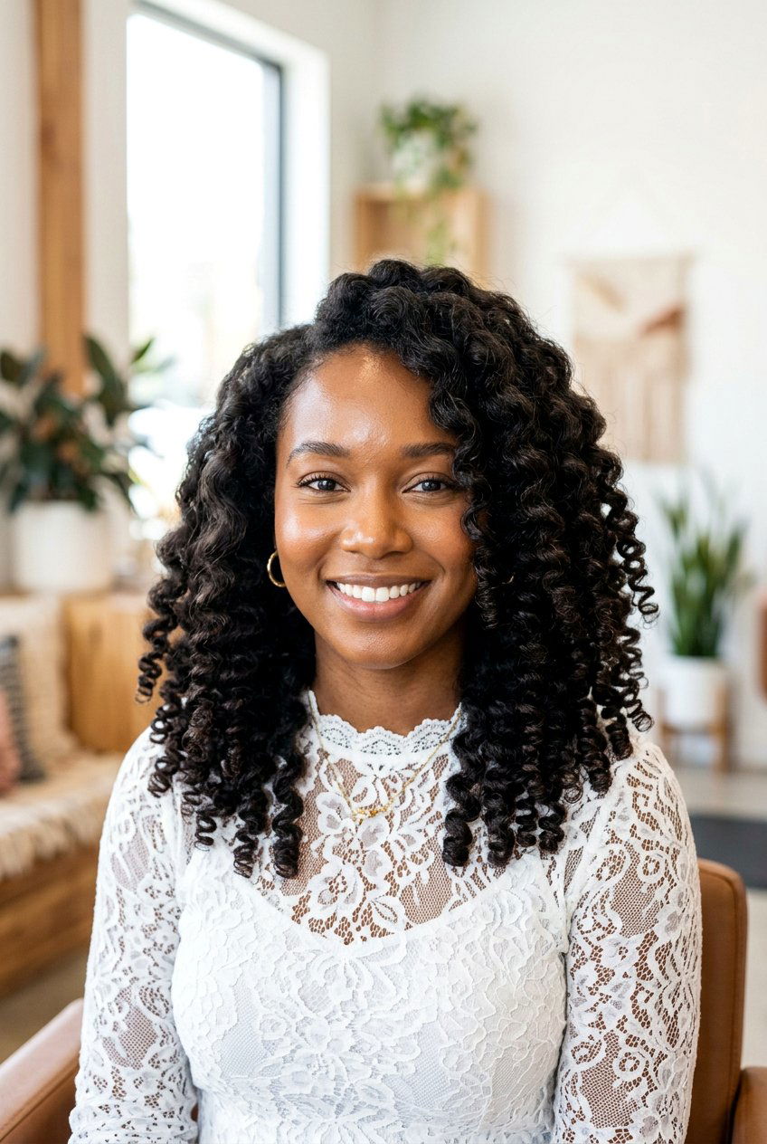 Finger Coiled Braid Out - 20 braid out on short natural hair - 20 braid out on short natural hair