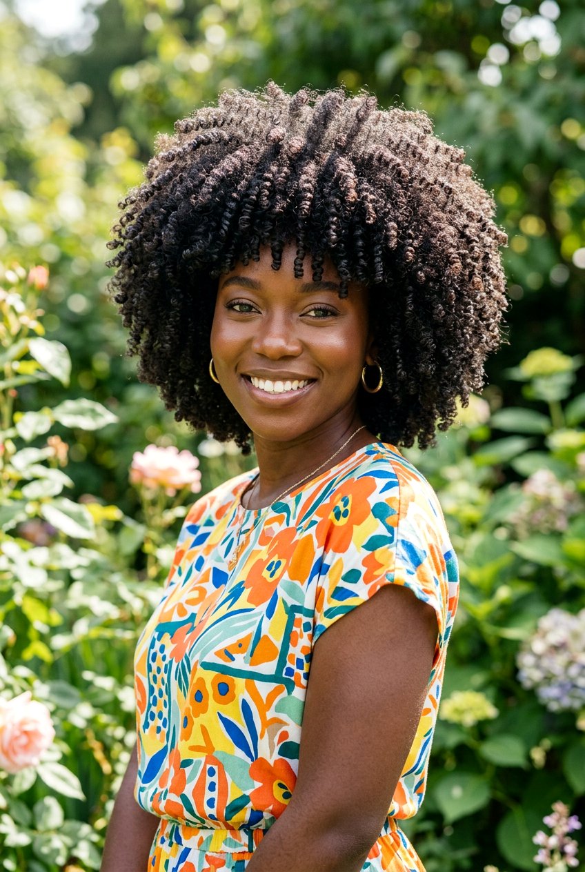 Finger Coils - 20 low maintenance haircut for black women - 20 low maintenance haircut for black women