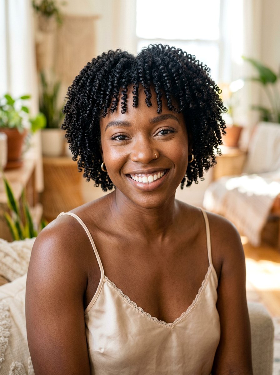 Finger Coils - 20 overnight styles for curly hair protection - 20 overnight styles for curly hair protection