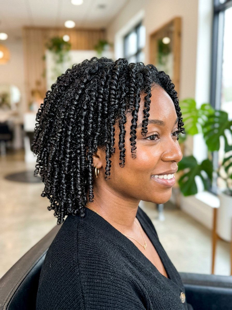 Finger Coils - 20 overnight styles for natural hair stretch - 20 overnight styles for natural hair stretch