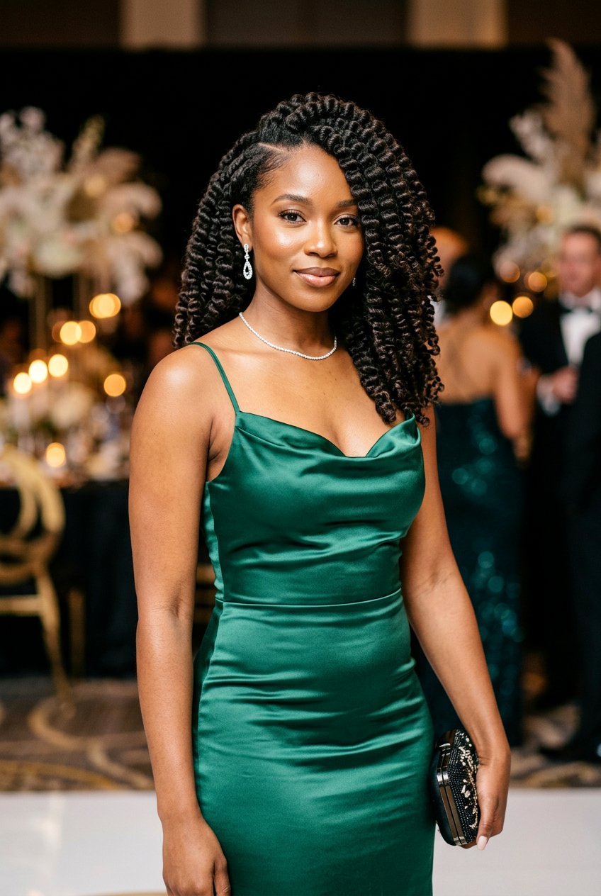 Finger Coils Side Part - 20 finger coils hairstyle for natural hair - 20 finger coils hairstyle for natural hair