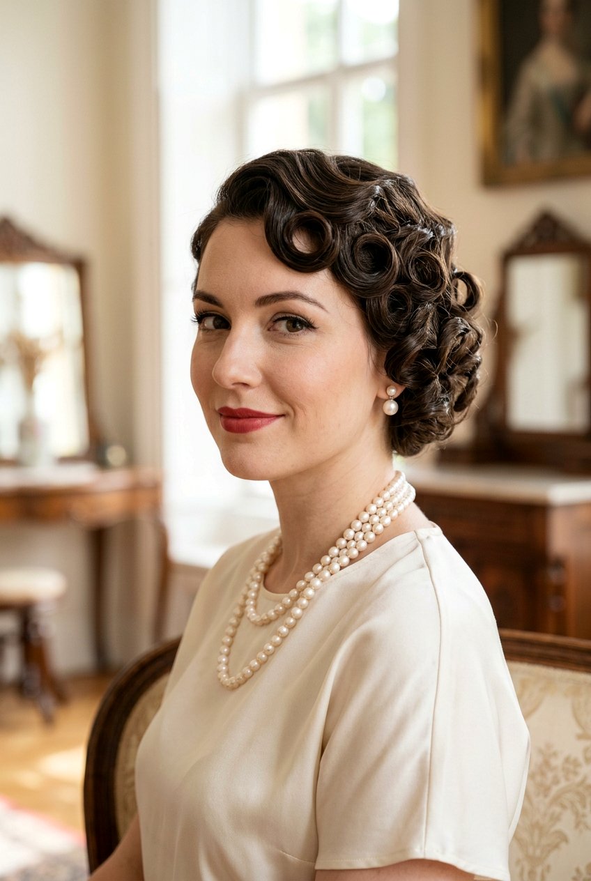 Finger Curls For Short Hair Retro Look - 20 heatless curls for short hair - 20 heatless curls for short hair