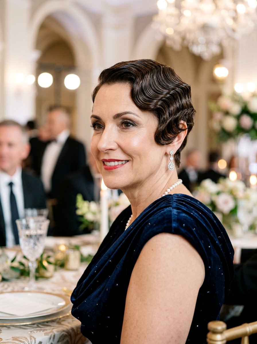 Finger Wave Pixie Style - 20 soft cropped pixie for mature women - 20 soft cropped pixie for mature women