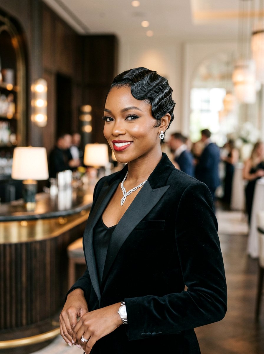 Finger Wave Short Bob - 20 interview hairstyle for short bob - 20 interview hairstyle for short bob