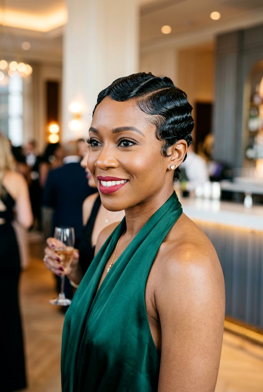 Finger Wave Short Hair - 20 black women mature short haircut ideas - 20 black women mature short haircut ideas