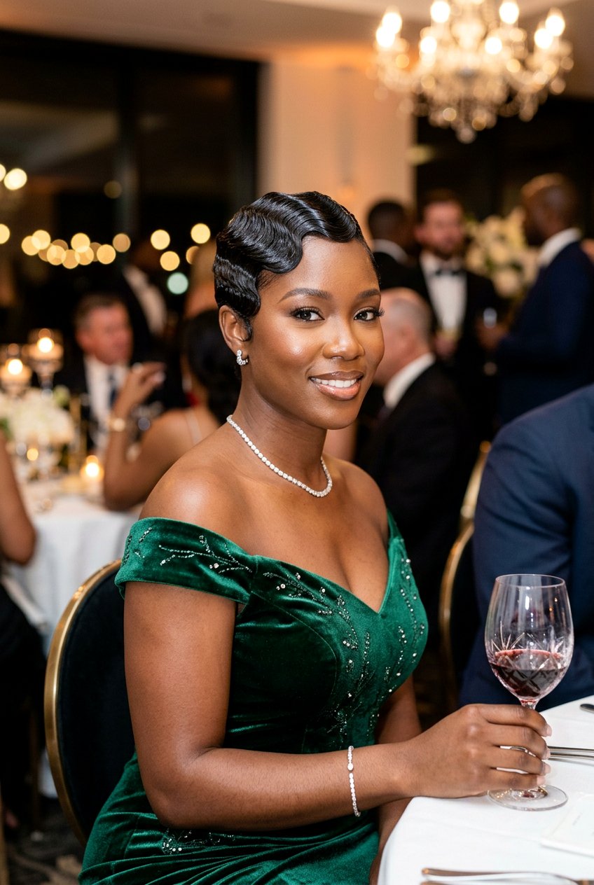 Finger Wave Short Haircut - 20 black women short haircut ideas - 20 black women short haircut ideas