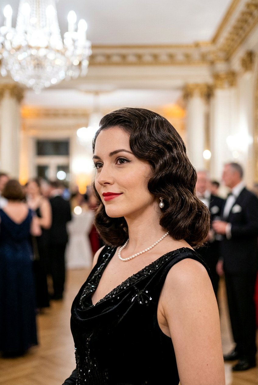 Finger Waves For Medium Hair - 20 picture day hairstyle for shoulder length hair - 20 picture day hairstyle for shoulder length hair