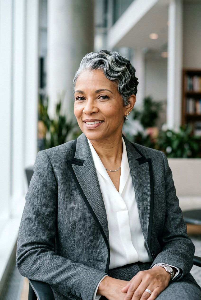 Finger Waves On Salt And Pepper Hair - 20 finger waves on short natural hair - 20 finger waves on short natural hair