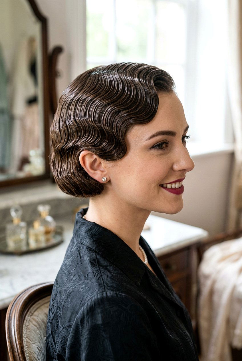 Finger Waves Retro Hair - 20 retro hairstyles for women - 20 retro hairstyles for women