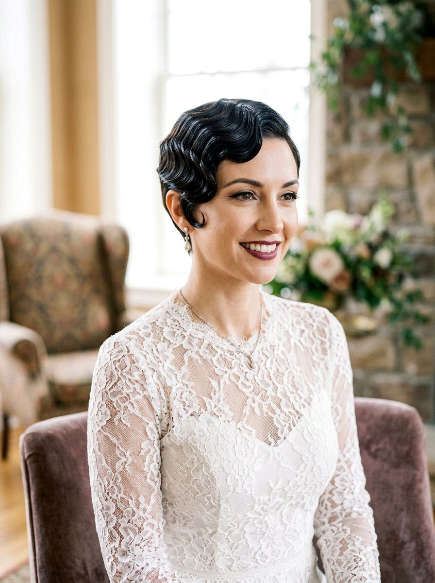 Finger Waves Short Hair - 20 school dance hairstyles for short hair - 20 school dance hairstyles for short hair