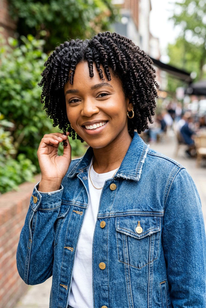 Finger coil curls - 20 easy school curls without heat - 20 easy school curls without heat