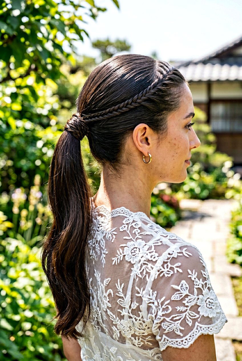 Fishtail Accent Braided Ponytail - 20 western braid ponytail for women - 20 western braid ponytail for women