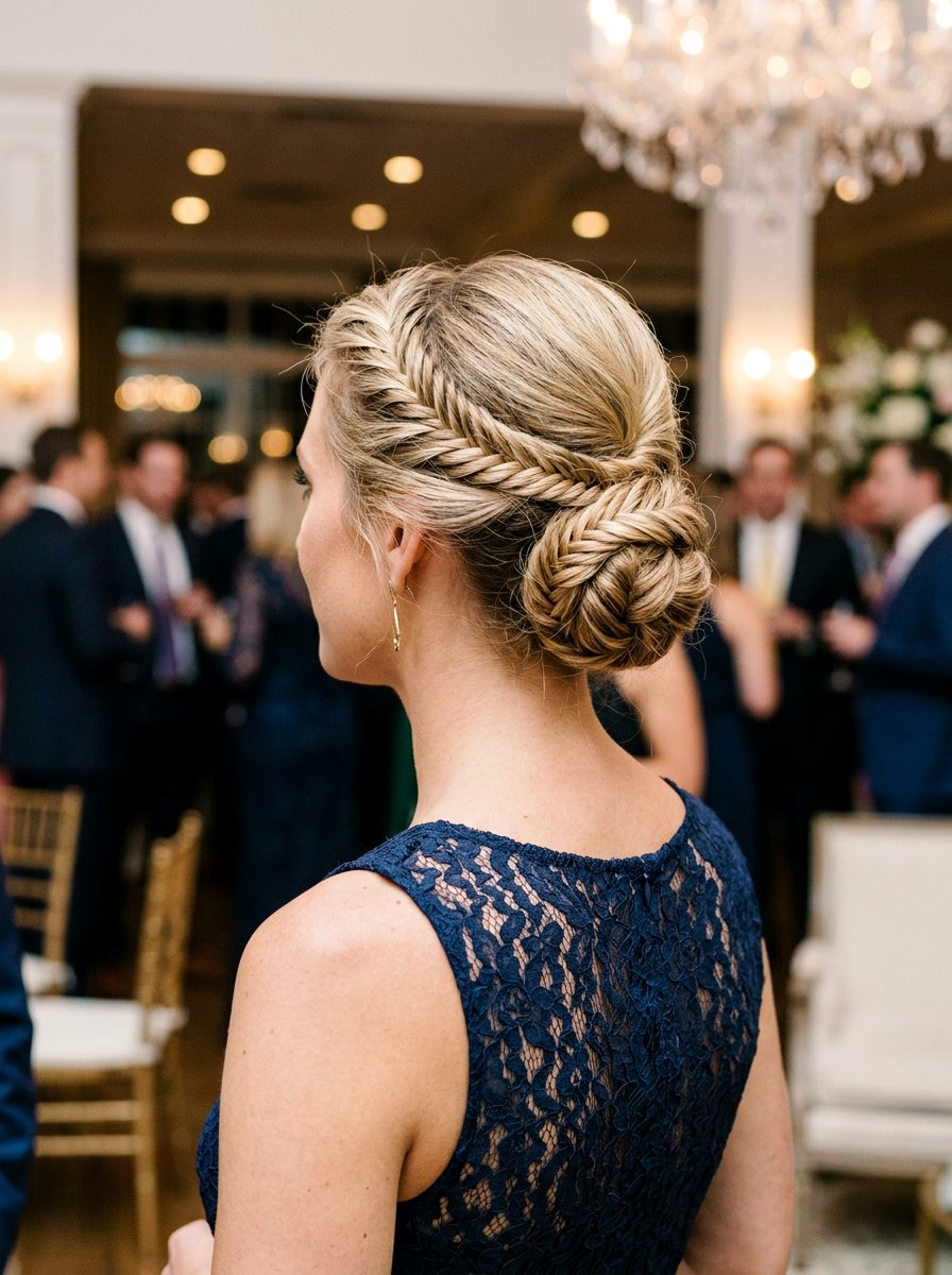 Fishtail Braid Chignon - 20 fishtail braid hairstyle for long hair - 20 fishtail braid hairstyle for long hair