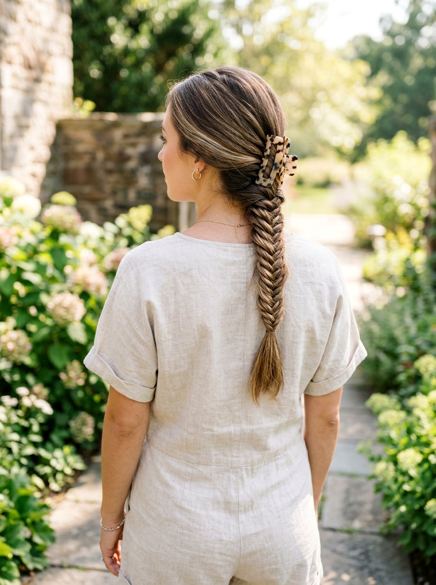 20 Cute Claw Clip Hairstyle Ideas for Your Beach Vacation